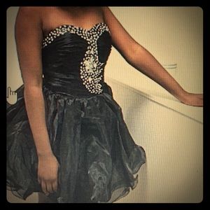 Black Sweetheart cocktail dress